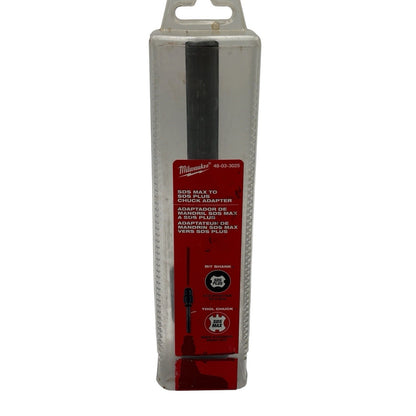 Milwaukee 48-03-3025 SDS Max to SDS Plus Rotary Hammer Adapter - Black