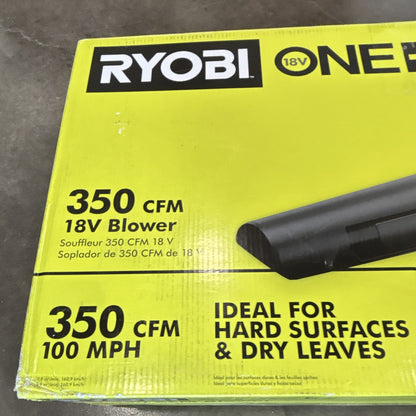 Ryobi ONE+ 18V Handheld Leaf Blower 350 CFM Variable Speed Tool Only PCLLB01B