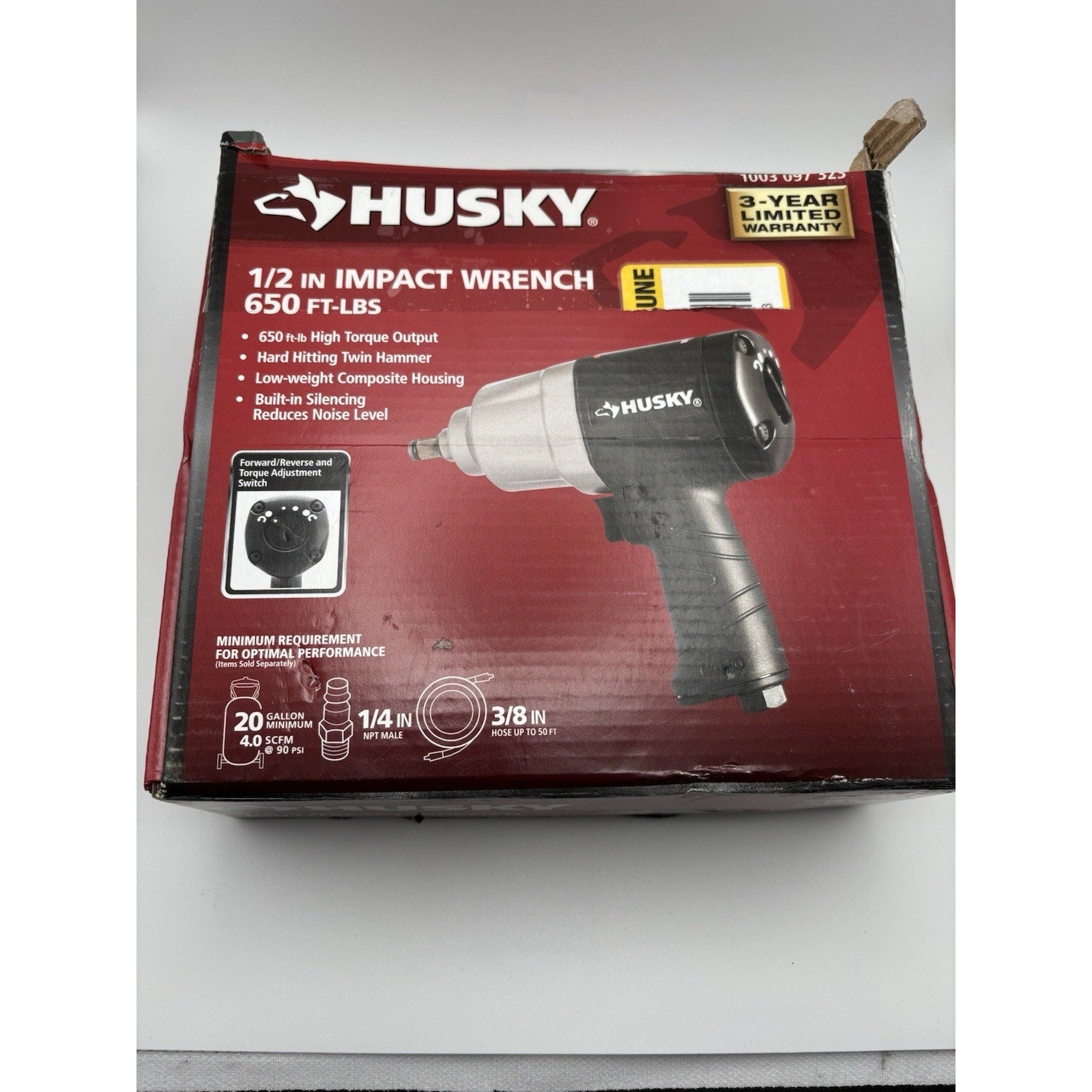 Husky 650 ft./lbs. 1/2 in. Impact Wrench