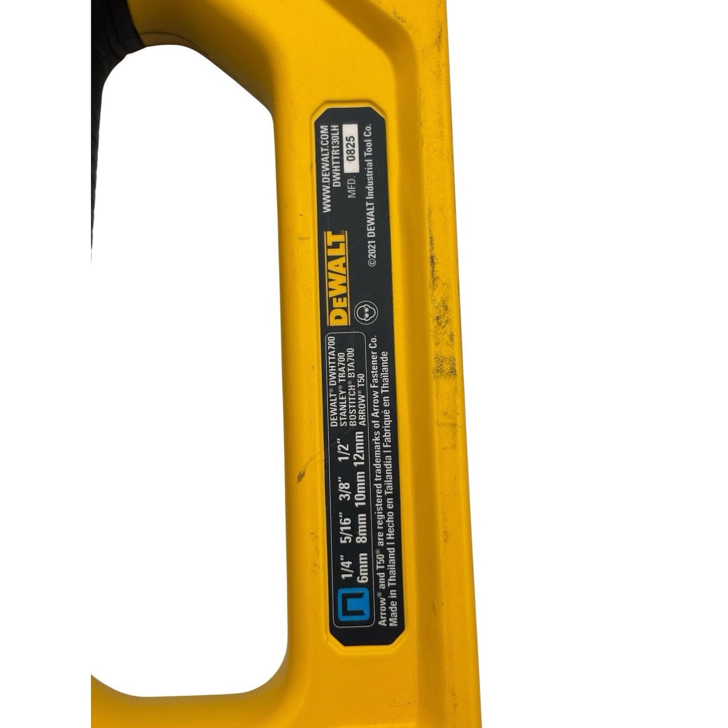 DEWALT ‎Compact Stapler DWHT74841 - DWHTTR130LH 1/4 In To 1/2 In.