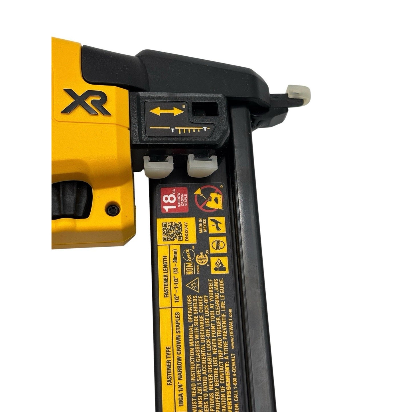 DEWALT DCN681 20V MAX XR 18 GA Cordless Narrow Crown Stapler