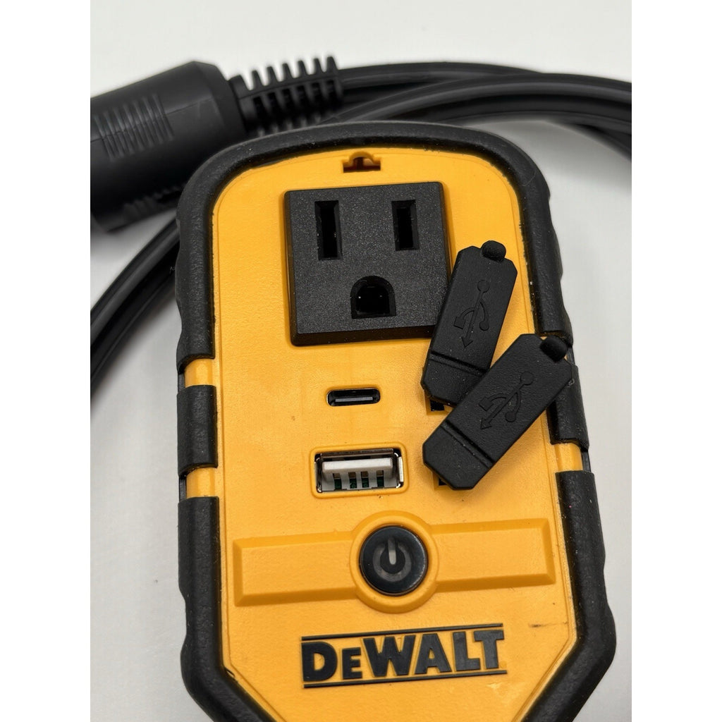 DeWalt 140 Watt Portable Power Inverter for Car with Dual USB Ports