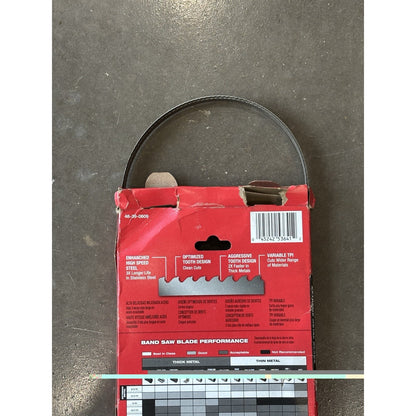 Milwaukee 48-39-0609 35 3/8 in 8/10 TPI Steel Band Saw Blades 3-Pack