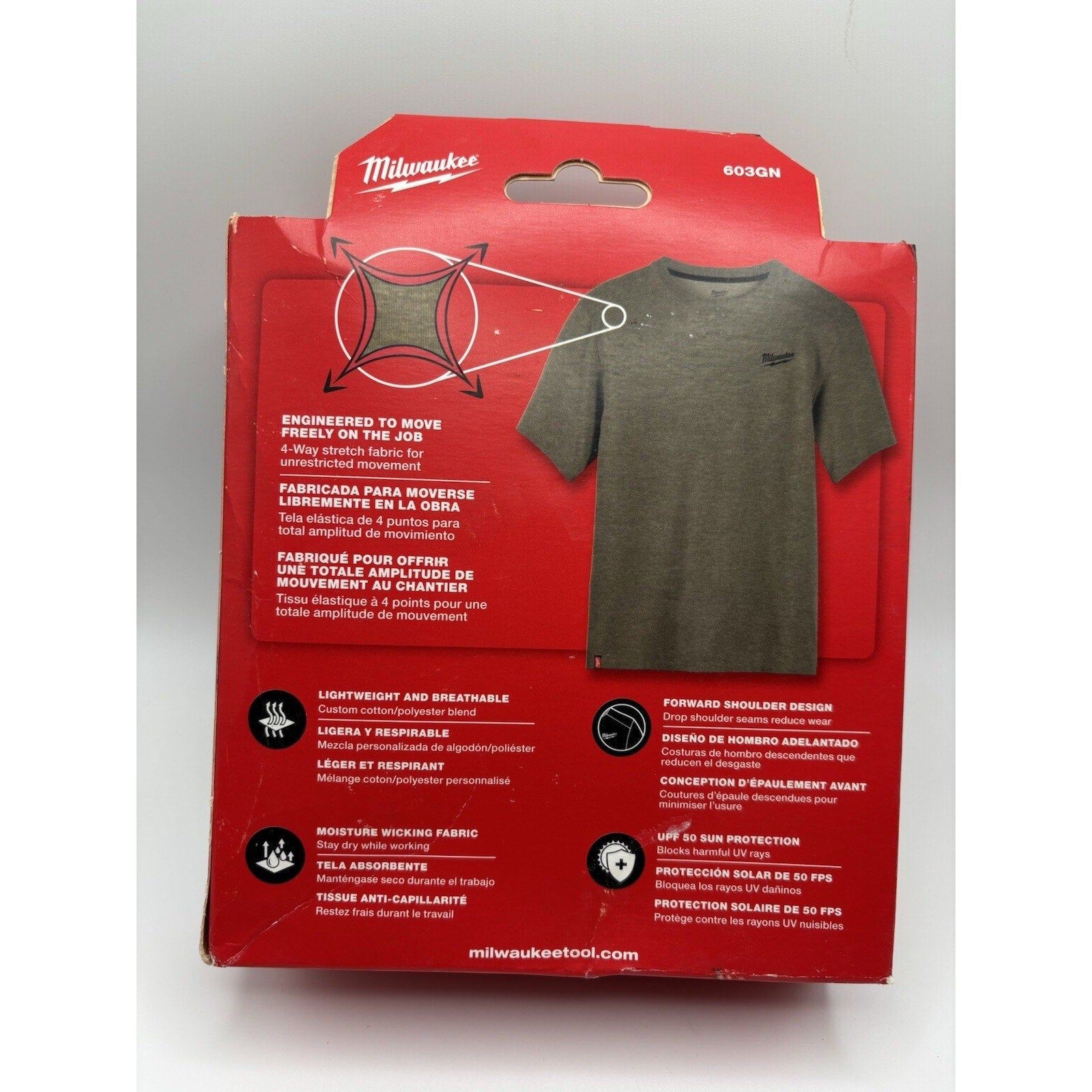 NEW Milwaukee XL Tool HYBRID WORK TEE