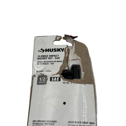 Husky 11 Piece SAE Impact Socket Set