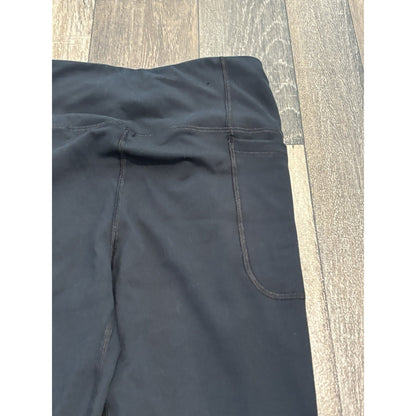 Under Armour Women’s Black Ankle Leggings M Pockets Stretch Logo 23" Inseam