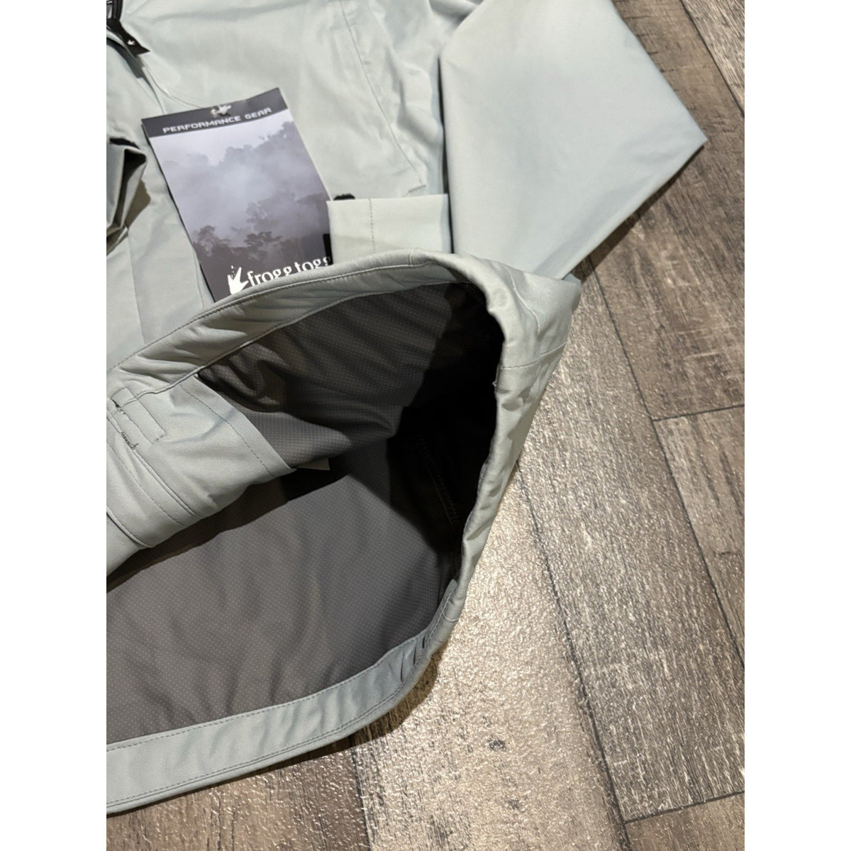 Frogg Toggs FTX Men’s Hooded Full Zip Jacket Gray Size S Mid-Length