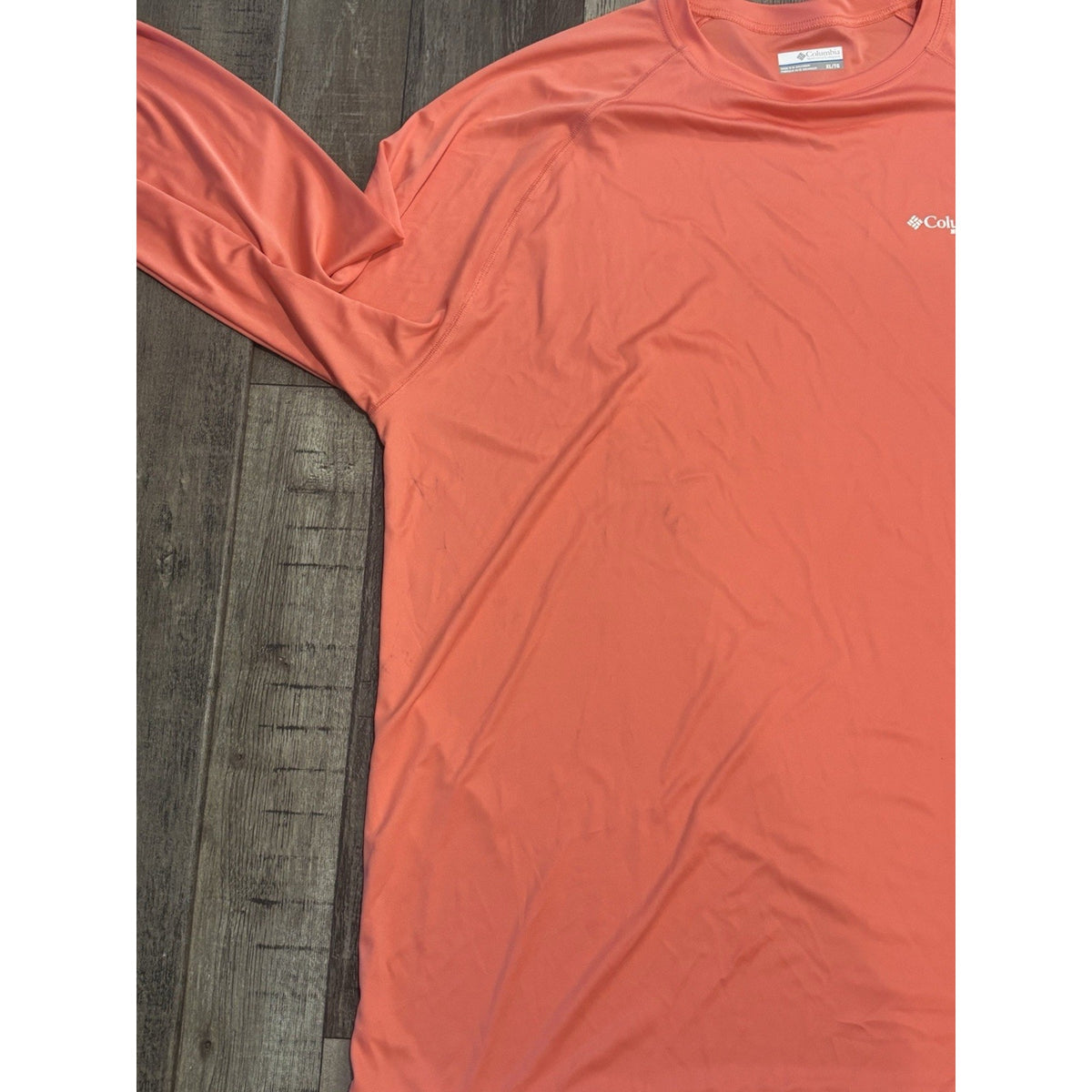 Columbia PFG Terminal Tackle Omni-Shade UV Long Sleeve T-Shirt Orange XL