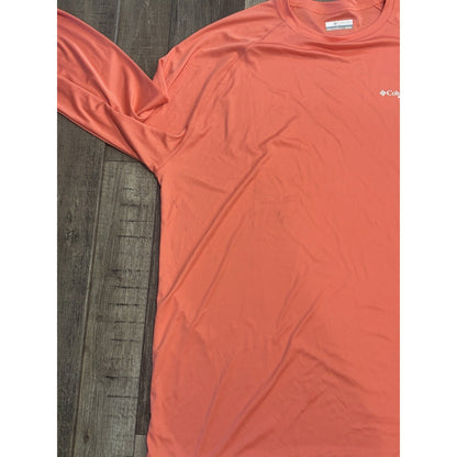 Columbia PFG Terminal Tackle Omni-Shade UV Long Sleeve T-Shirt Orange XL