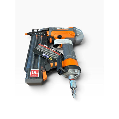RIDGID AT161001 18-Gauge Brad Nail Gun Straight Pneumatic Air Nailer 120 PSI