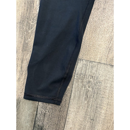 Under Armour Women’s Black Ankle Leggings M Pockets Stretch Logo 23" Inseam